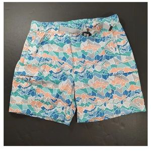 The North Face Mens Class V Belted FlashDry Hybrid Shorts Multicolor